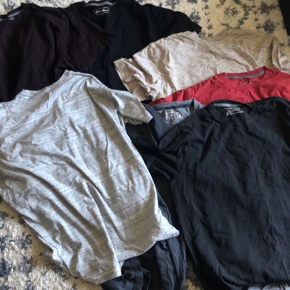 Lot of 8 Eddie Bauer T Shirts